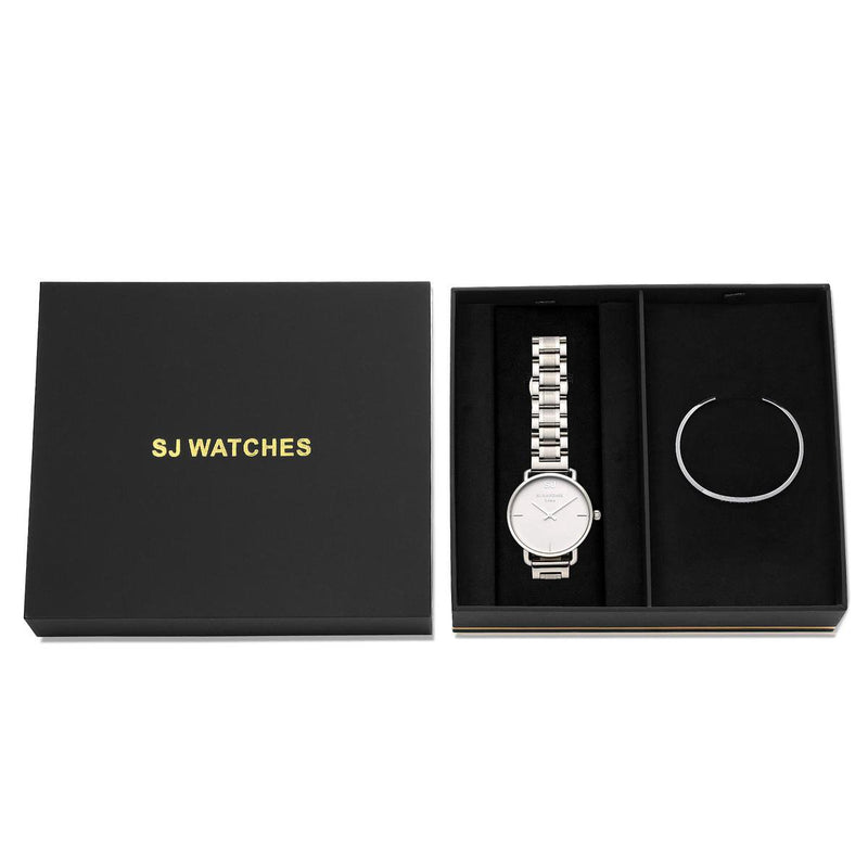 SJ WATCHES Geschenkset Lima Horloge 36mm + Armbandje