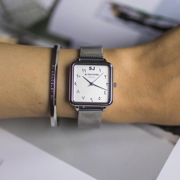 SJ WATCHES Geschenkset Masqat Horloge 28.5mm + Armbandje