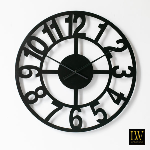 OUTLET Horloge Jannah noir 60cm
