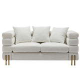 Luxe Sofa bankstel 2 zits wit 170x97x68CM