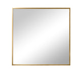 LW Collection Wandspiegel goud vierkant 80x80 cm metaal spiegels wandspiegel wandspiegels 