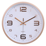LW Collection Keukenklok Xenn1 rosé wit 30cm - wandklok stil uurwerk wandklok wandklokken klokken uurwerk klok